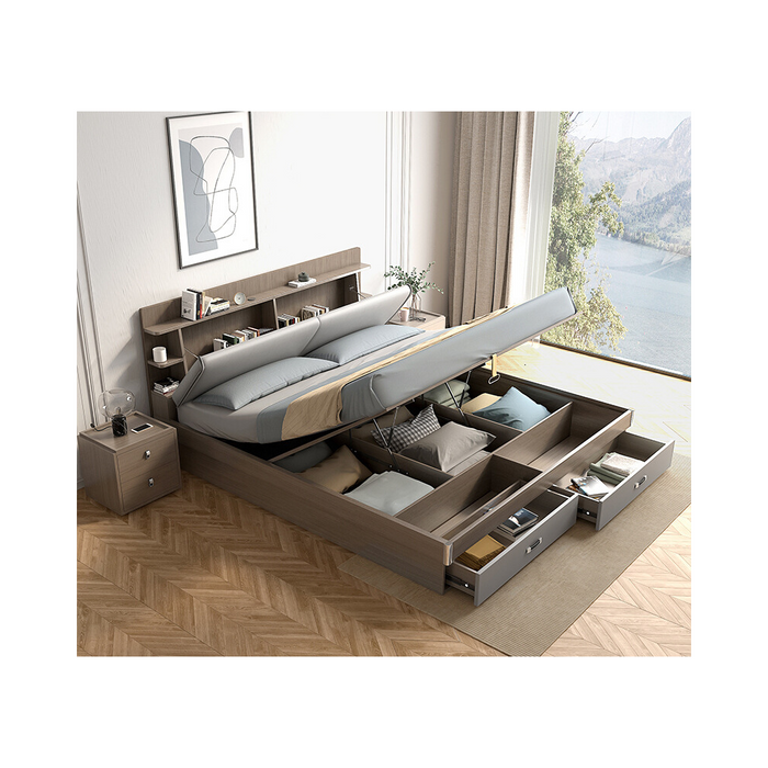 Queen Size Storage Bed