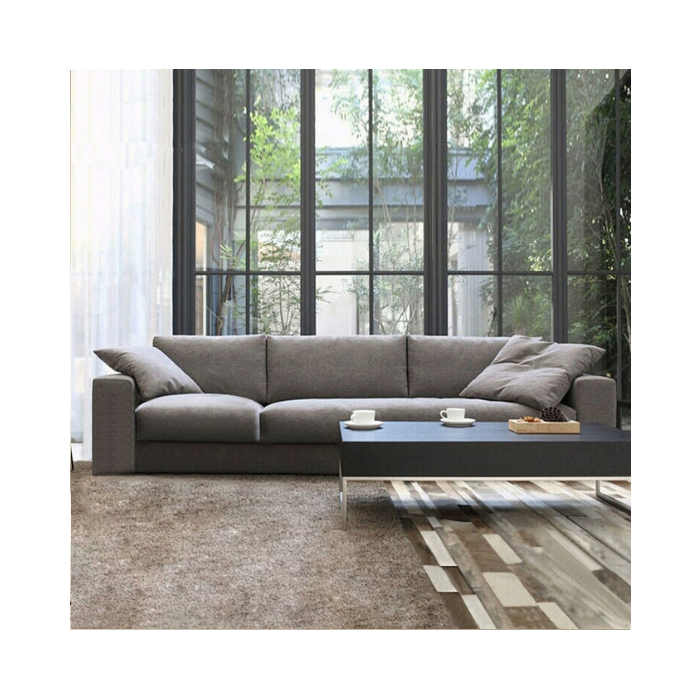Sofa - 3 seater in gray/brown mix