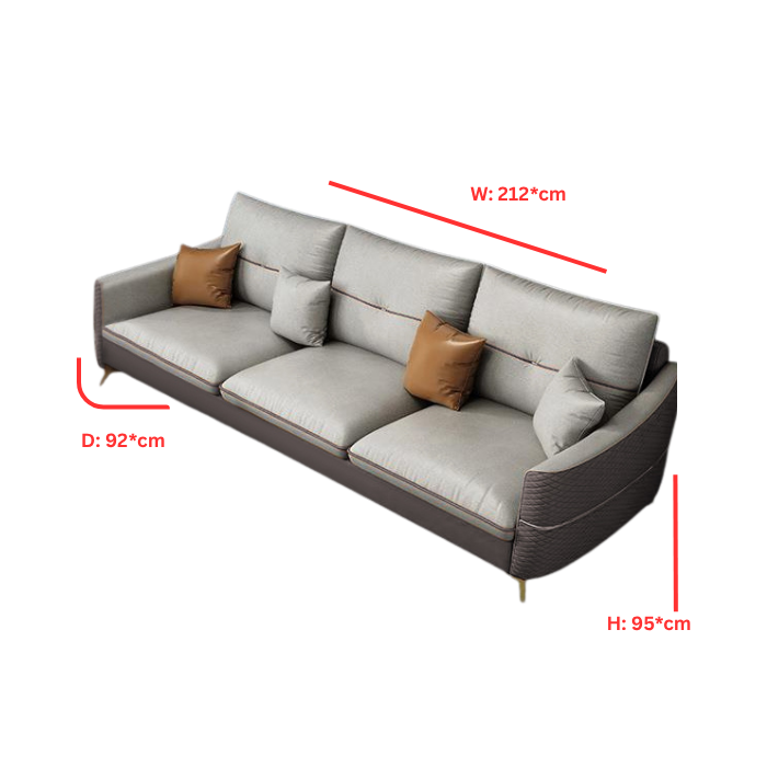 Sofa - 3 seat in leather