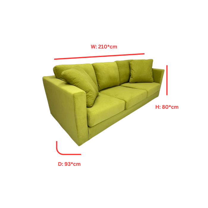 Sofa - 3 seater - Green