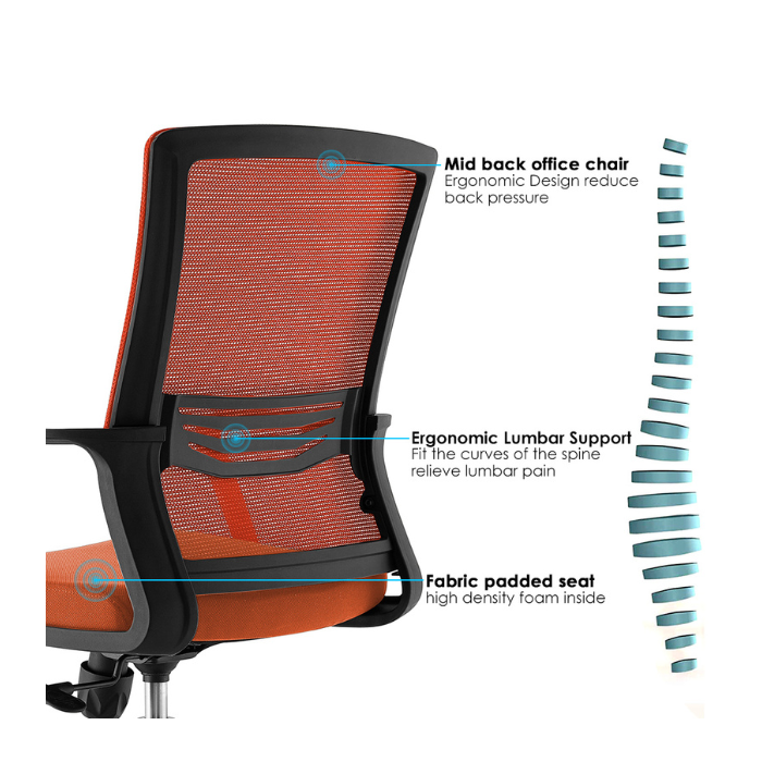 Mesh Mid Back Chair